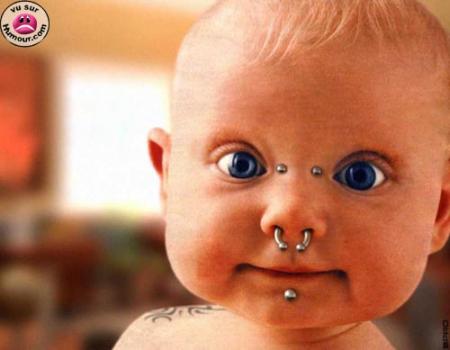 bébé piercing