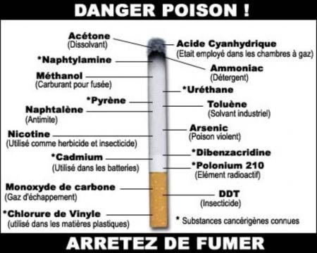 arretez de fumé sa vou bouzi la santé...
